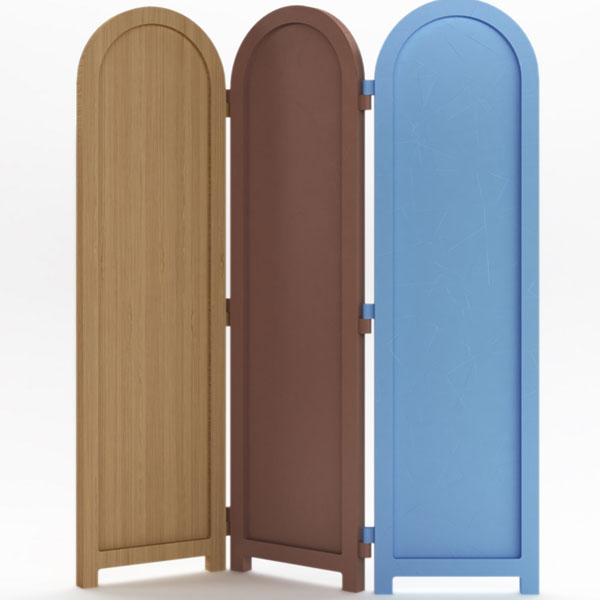 Kolekci Paper Patchwork vytvořilo německé designérské duo Studio Job pro nizozemskou značku Moooi. Skládá se z dřevěných a kartonových komponentů s lakovaným papírovým povrchem v běžné barevné škále RAL. (foto: Moooi)