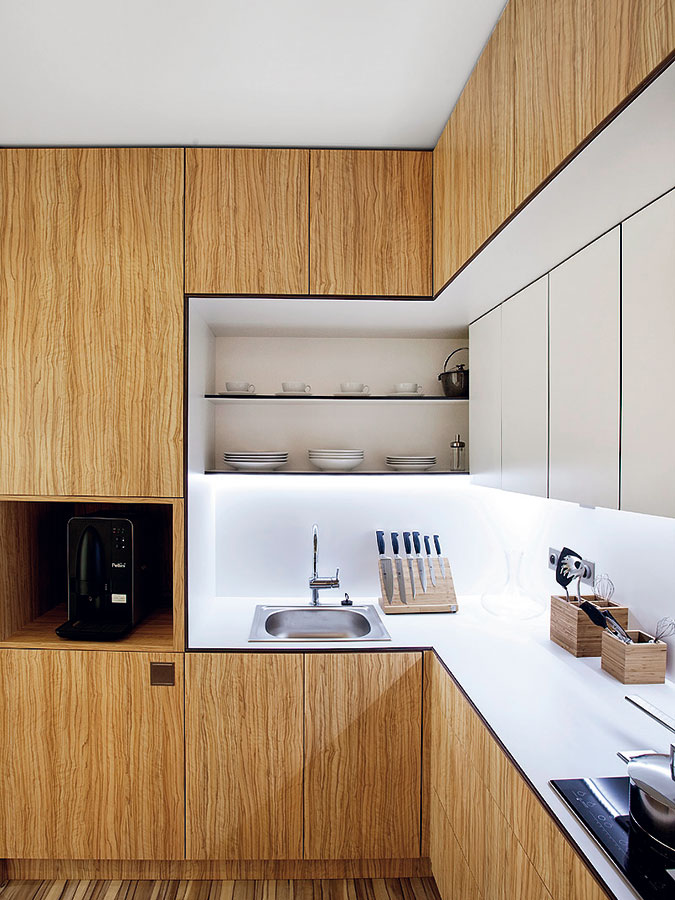 Všechny freedomky mají jednoduchou, logickou dispozici, jejímž centrem je obývací pokoj s kuchyňským koutem a přímým vstupem na terasu.
