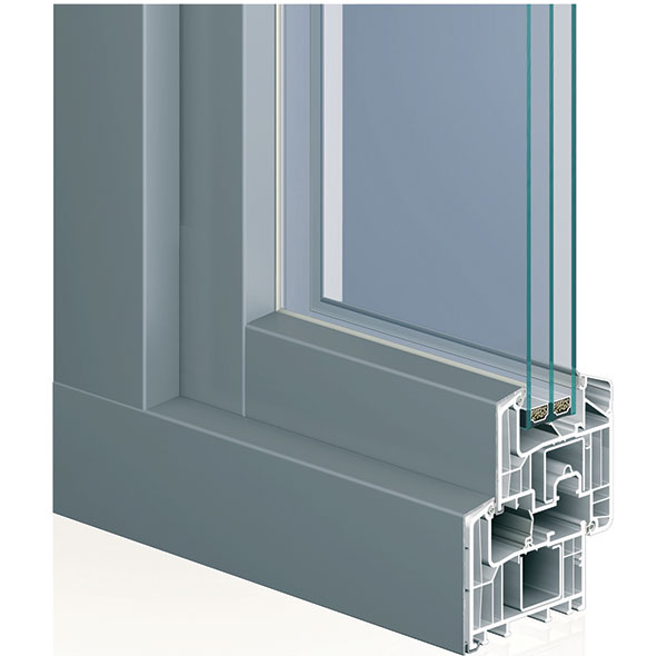 Profily ze stabilizovaného tvrzeného PVC se osvědčily pro své vlastnosti a přístupnou cenu.V nabídce jsou v různých barevných vyhotoveních – od dekoru dřeva přes živé barvy až po povrchovou úpravu se vzhledem hliníku či profily s hliníkovým krytem, který dodává prémiovému plastovému oknu autentický kovový vzhled. FOTO INOUTIC