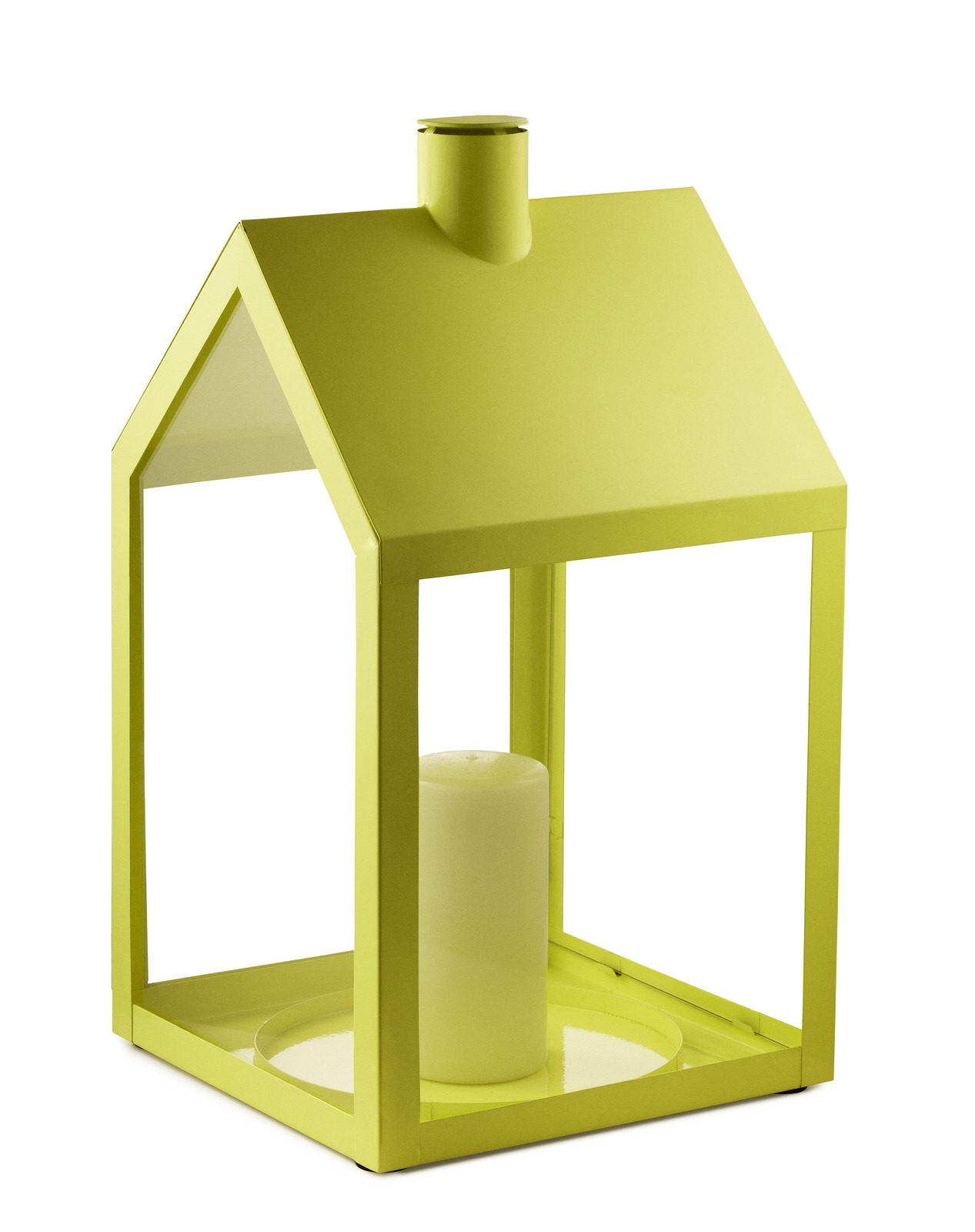 Svícen Light House od značky Normann Copenhagen, design Holmback & Nordentoft, lakovaná ocel, sklo, 24 × 47 × 24,5 cm, víc barev, www.designpropaganda.com, 2 505 Kč