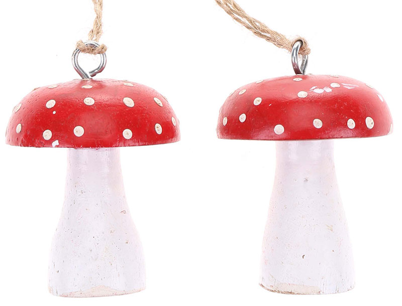 Sada dvou ozdob ve tvaru houbiček, Sass & Belle, prodává Zoot.cz, 179 Kč