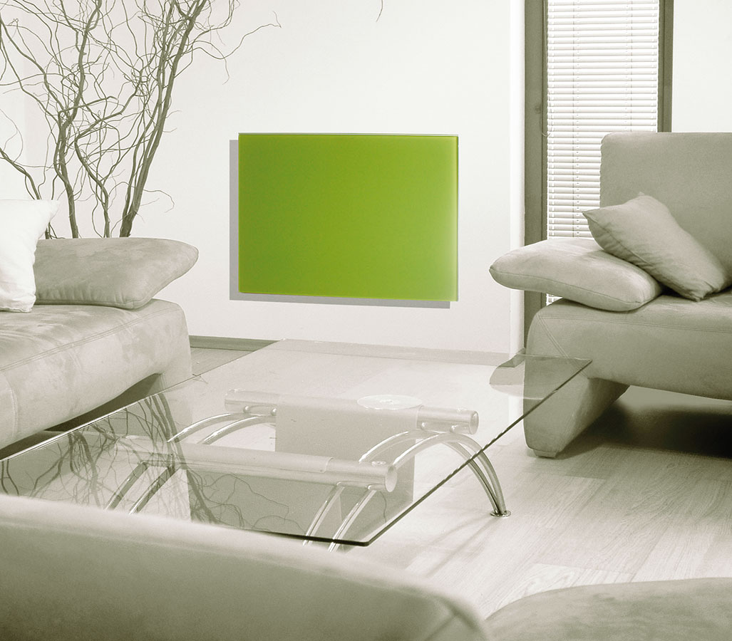 Sklo je materiál, který je velmi estetickým a nadčasovým doplňkem v koupelnách, obytných místnostech i v různých reprezentativních prostorech. Sálavé GR panely jsou proto vhodné do všech místností vašeho bytu či domu. Vybírat přitom můžete z několika výkonů a barev, na stěnu lze GR panely umístit na výšku i na šířku. FOTO FENIX JESENÍK