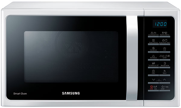 Samsung MC28H5015AW/EO, mikrovlnná trouba s antibakteriálním vnitřním povrchem, 15 programů pro zdravé vaření a pečení, 4 990 Kč