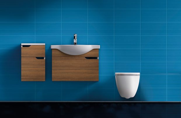 Závěsný klozet JIKA Mio Rimless nabízí nový design společně s novou technologií Rimless. Systém Dual Flush a důmyslná konstrukce klozetu navíc umožňují významně šetřit vodou. foto Laufen