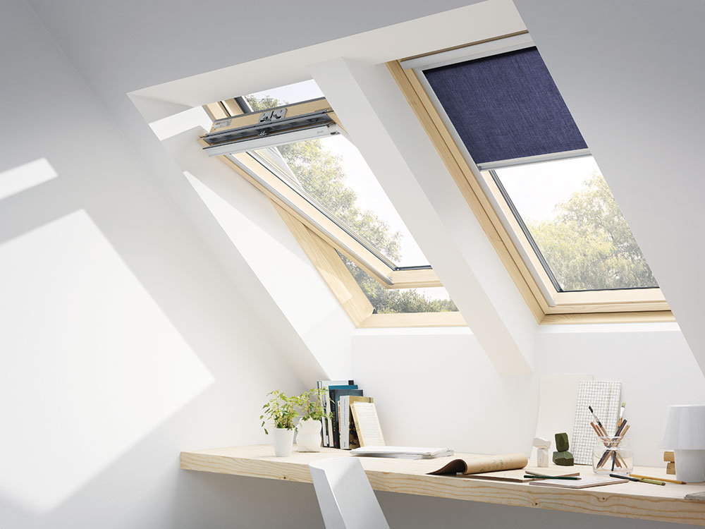Dřevěná okna mají oproti plastovým výhodu tvarové stálosti při extrémních teplotních výkyvech. FOTO VELUX