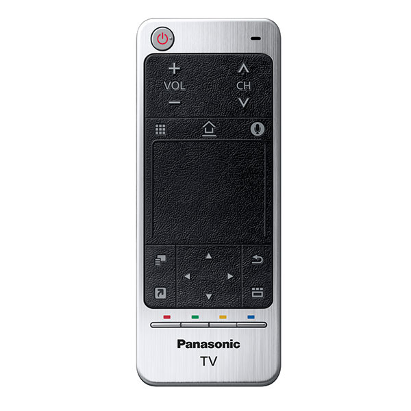 Televizní ovladače jdou s dobou – kromě klasického „mačkacího“ ovládání jsou dnes k dispozici i dotykové verze – jako Panasonic TouchPad. FOTO PANASONIC.