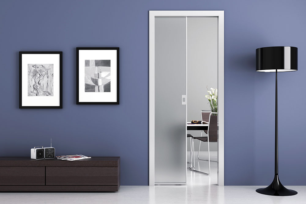 Skleněné dveře Aladin Pocket Duo od Glass Italia, design Pierro Lissoni, cena na dotaz, www.glasitalia.com