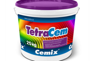 Tenkovrstvá omítka Cemix TetraCem v balení po 25 kg