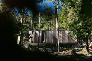 Rodinný dům v lese