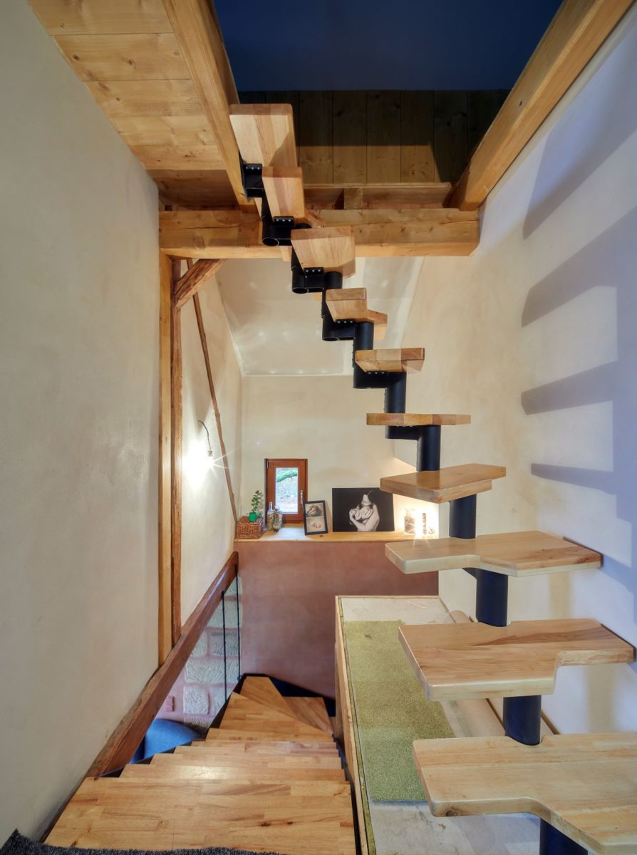 Atypické schody do podkroví