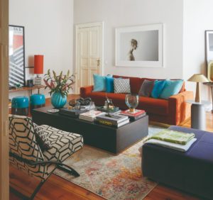 Obývací pokoj barvy