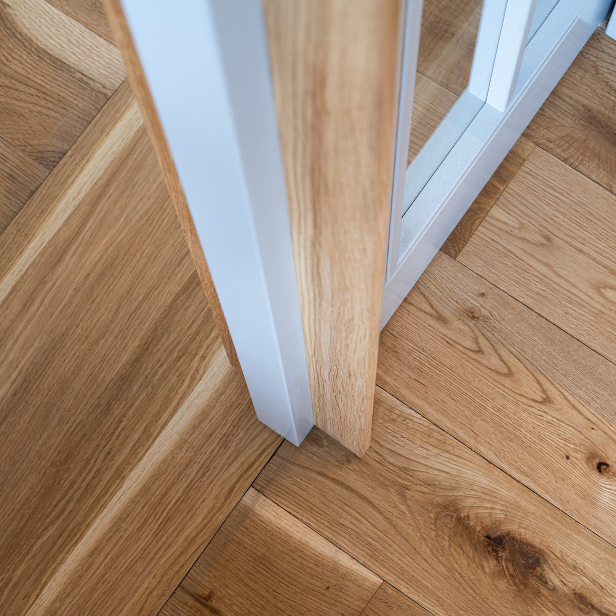 Detail drevěné podlahy