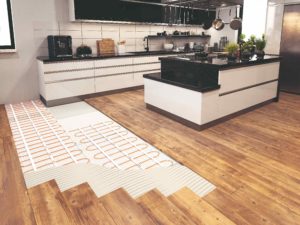 Elektrické podlahové vytápění v kuchyni