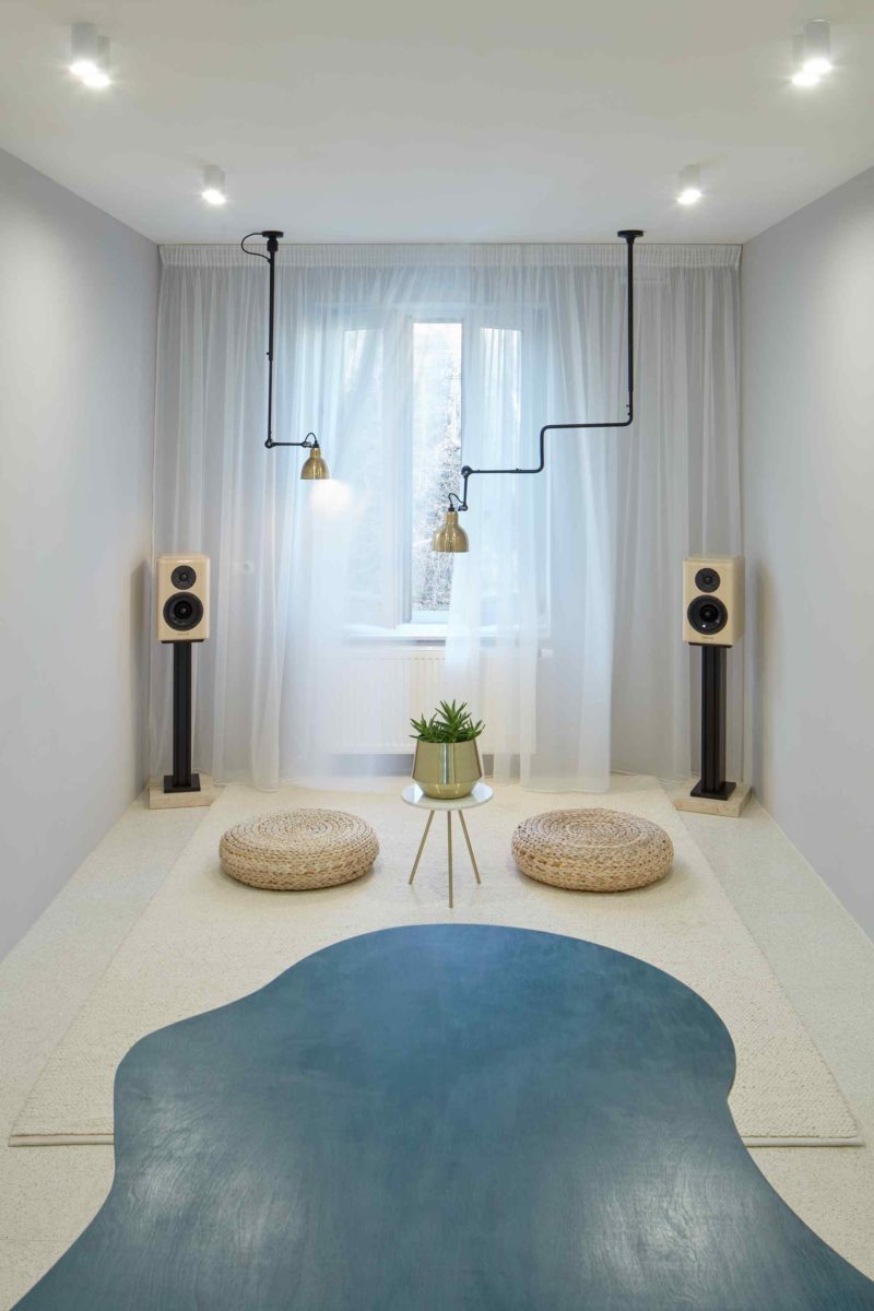 Soundsystem v obývacím pokoji