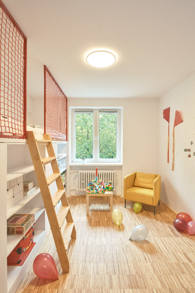 Dětský pokoj s patrovou postelí