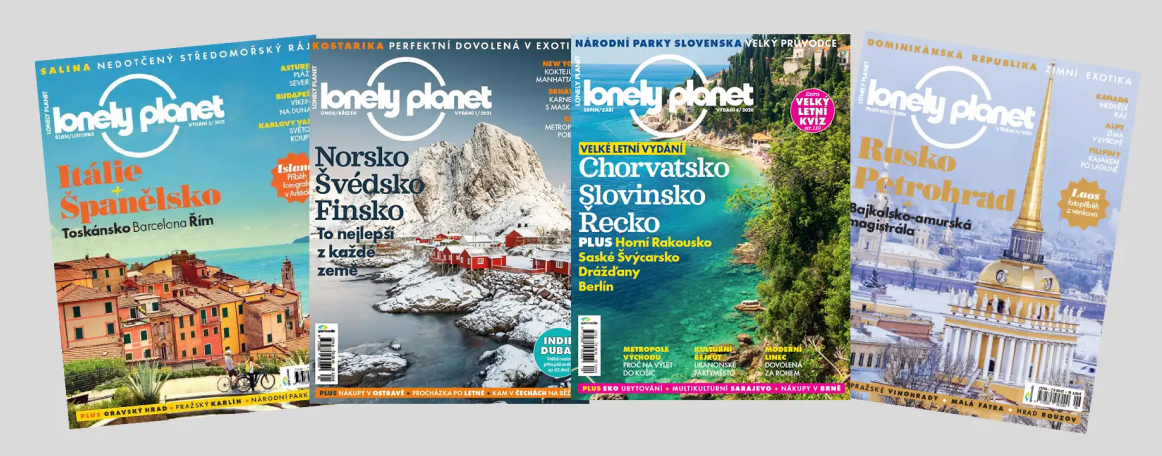 Roční předplatné Lonely Planet