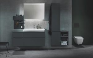 Moderní koupelna s černé