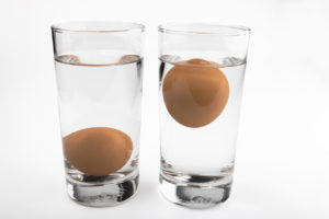 test čerstvosti vejce