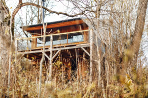 Dom ve svahu - Dřevěné domky na šumavské stráni