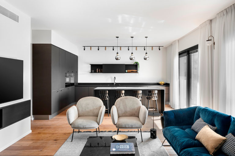 Obývací pokoj - Luxurious duplex v Izraeli