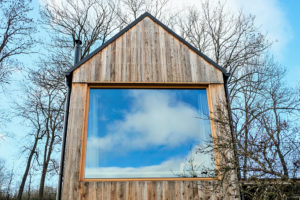 Panoramatická okna - Dřevěné domky na šumavské stráni