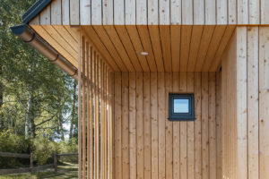 Dřevěná fasáda - Rekreační chata na Lipně