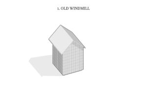 Schéma projektu - Dům Větrný mlýn v Polsku