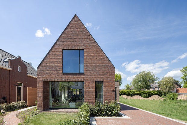 Exteriér domu - Novostavba rodinného domu v Nizozemsku