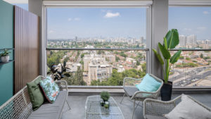 Balkon - Vysněný byt architektky v Izraeli