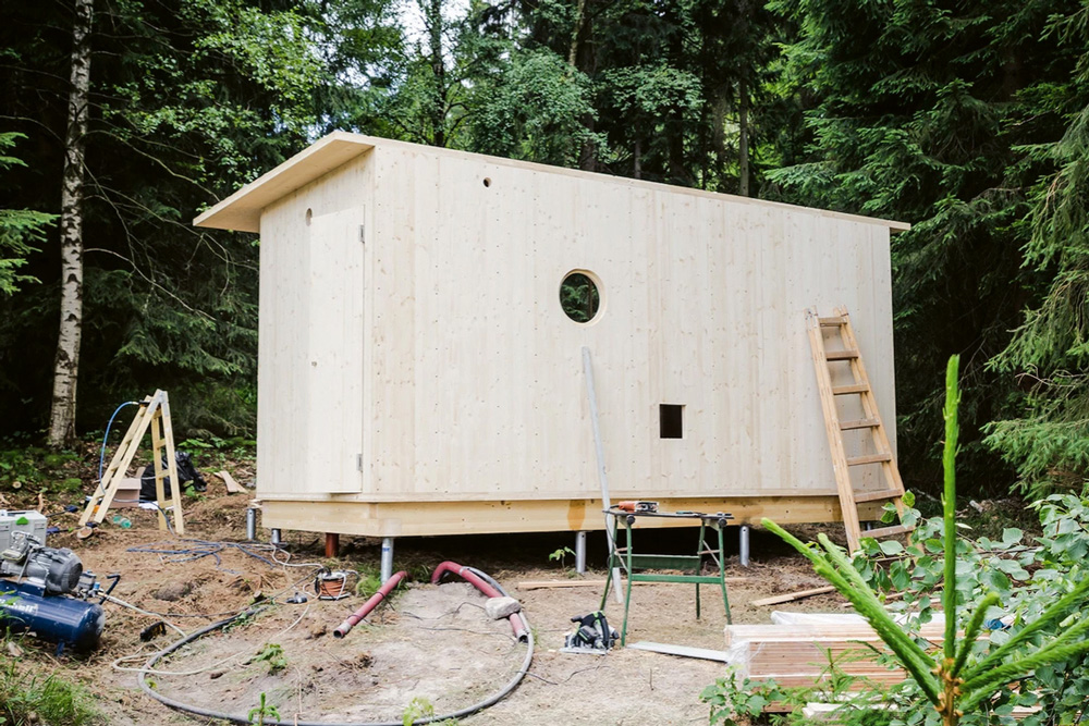 Dřevěná chatka Tiny House Done, Jizerské hory
