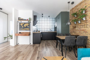 Kuchyň - Rekonstrukce jednopokojového bytu v Bratislavě