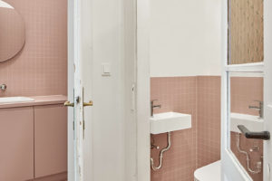 Koupelna a toaleta - Garsonka s pódiem v Praze