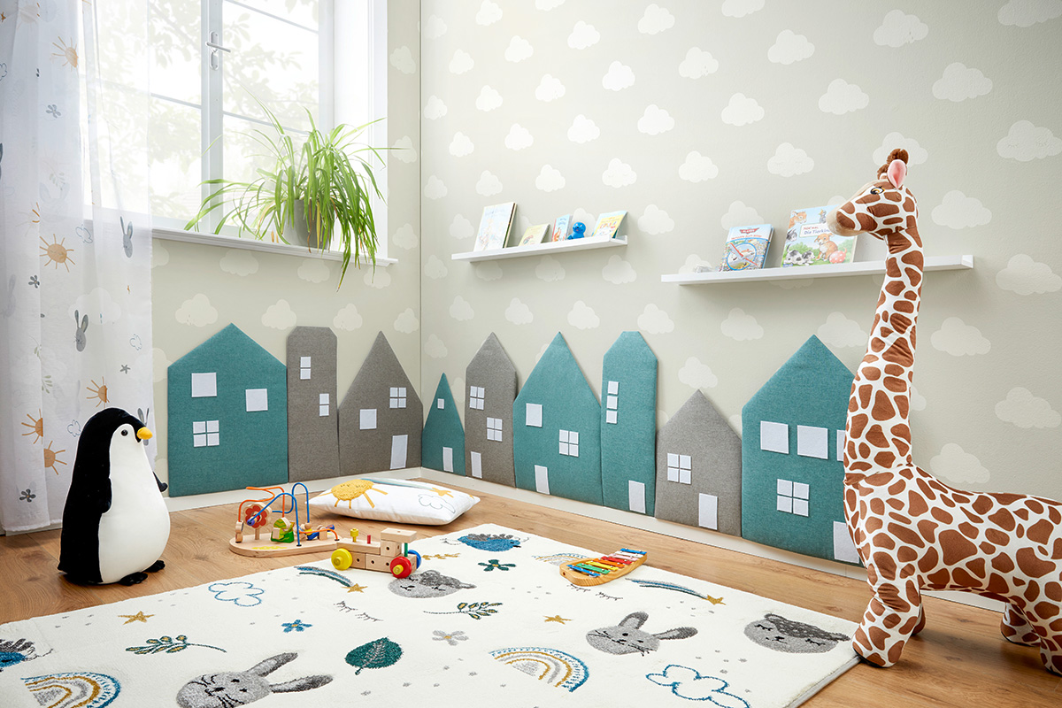 Domečky na stěnu – dekorace do dětského pokoje