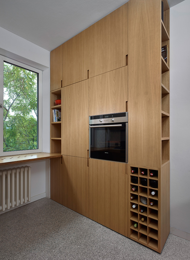 Kuchyňský nábytek - Byt Nový Svět v Bratislavě