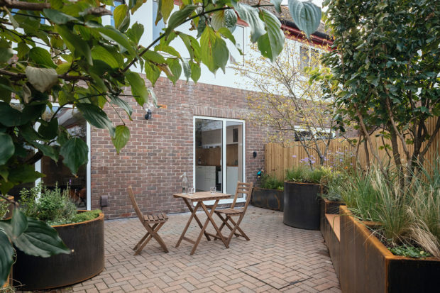 Zadní zahrada - Obecní dům v Londýne