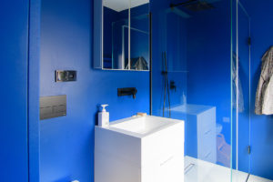 Modrá koupelna - Třípodlažní dům v Českých Budějovicích