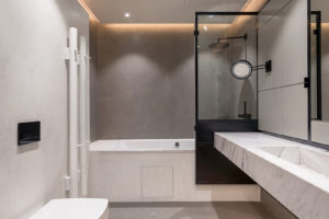 Koupelna - Dvoupodlažní byt v Kyjevě