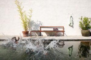 Bazén - Řadový dům se zahradou v Belgii