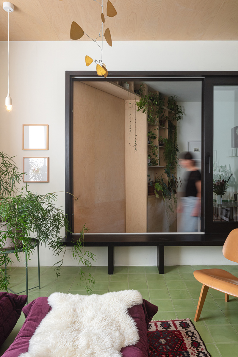 Členitý interiér - Řadový dům se zahradou v Belgii