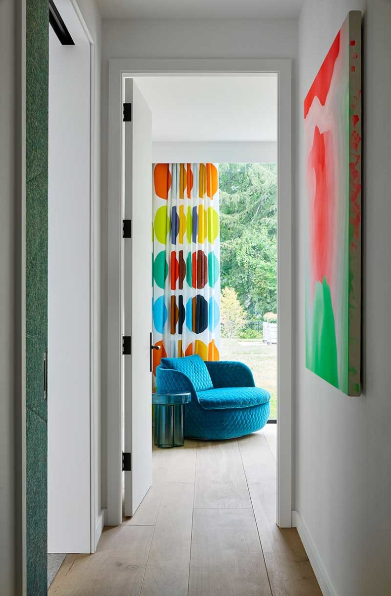 Barvy a vzory v interiéru - Venkovská usedlost v Michigane