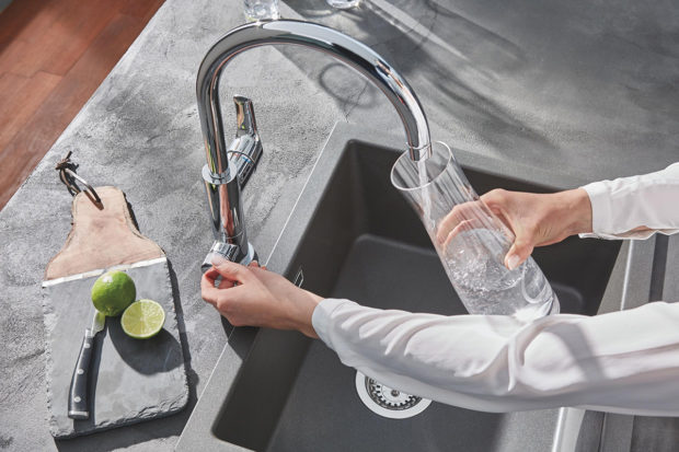 Čistá chuť, dokonalý požitek: Filtrační baterie GROHE Blue Pure