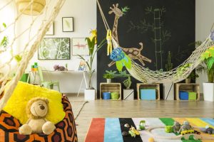 Dětský pokoj v safari stylu