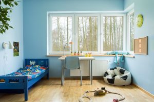 Modrý dětský pokoj