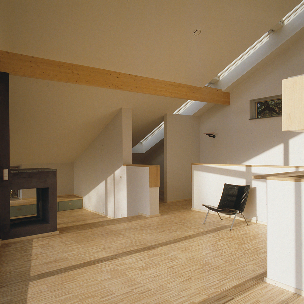 Interiér se dřevem v moderním domě
