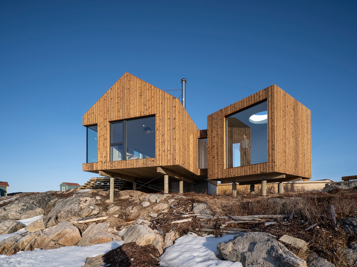 Dům v ledovém Atlantiku - Fogo Island