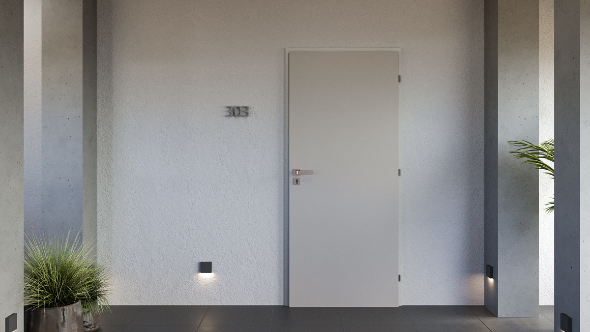 Požárně bezpečnostní dveře 2. třídy od SOLODOOR, ideální jako vstupní dveře do bytů.