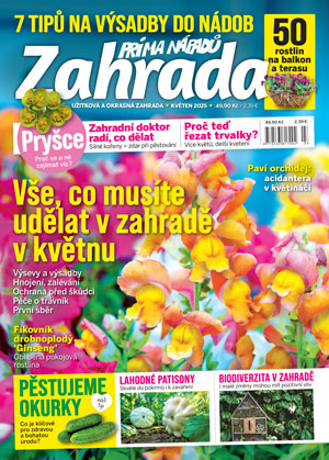 Titulka časopisu Zahrada príma nápadů 5/2025