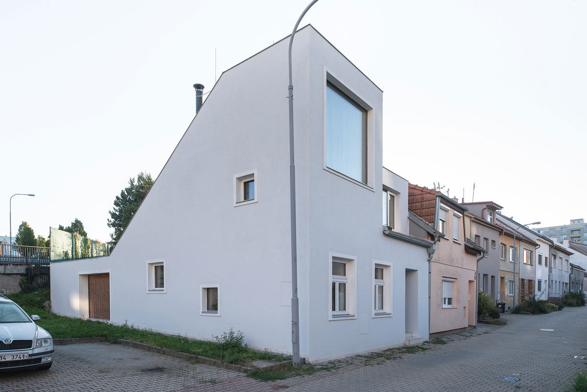 Horné podlaží domu, zvané věž