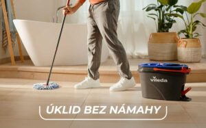 Účinná a jemná péče o vaše podlahy s novými patentovanými dvoukomorovými mopy Vileda H2Pro