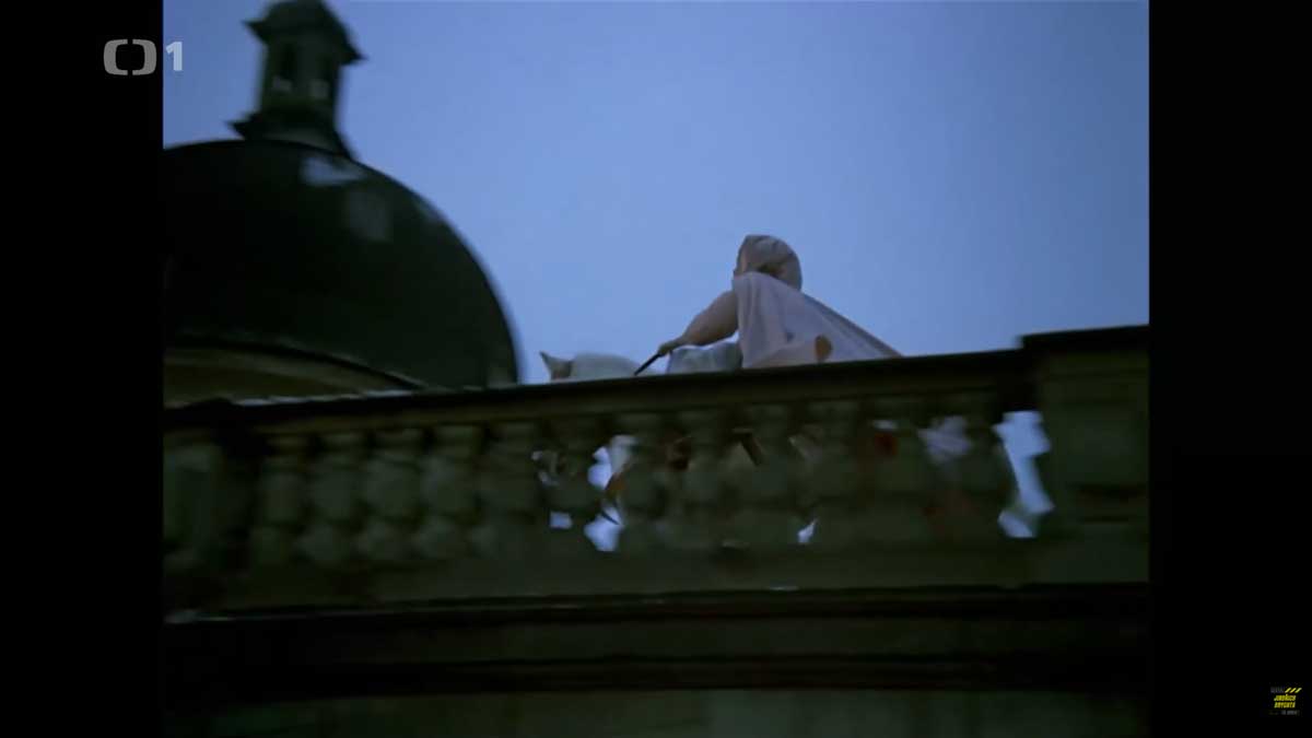 Filmový most u zámku Moritzburg ve snímku Tři oříšky pro Popelku